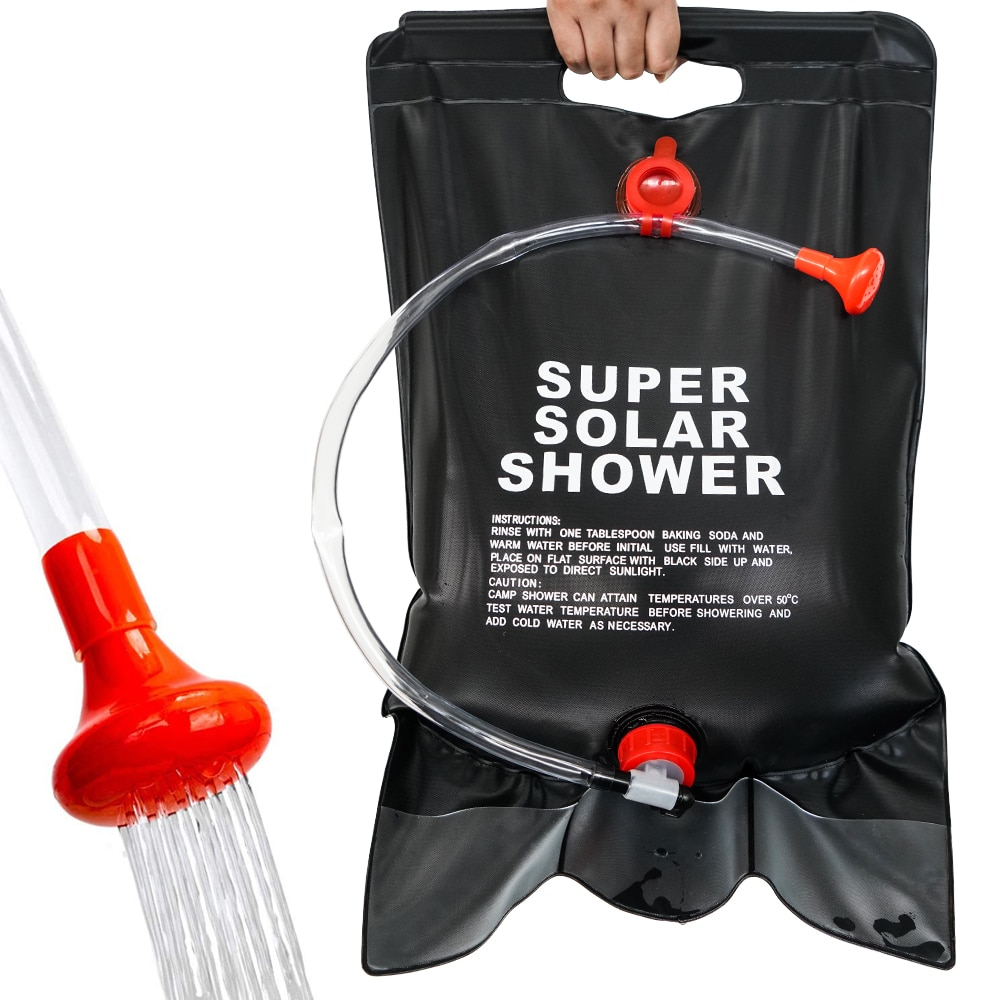 Solar Camping Shower Bag 20L Pouch Solar Camping Shower Bag 20L Pouch