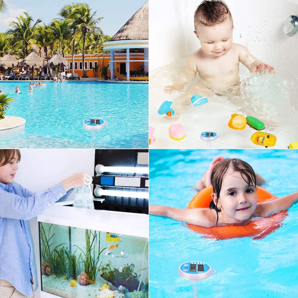 Solar Digital Display Floating Swimming Pool Thermometer Solar Digital Display Floating Swimming Pool Thermometer