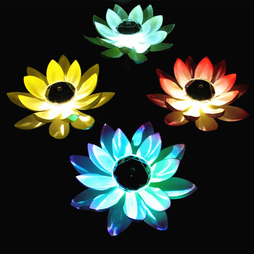 Solar Fake Lotus Flower Light Solar Fake Lotus Flower Light