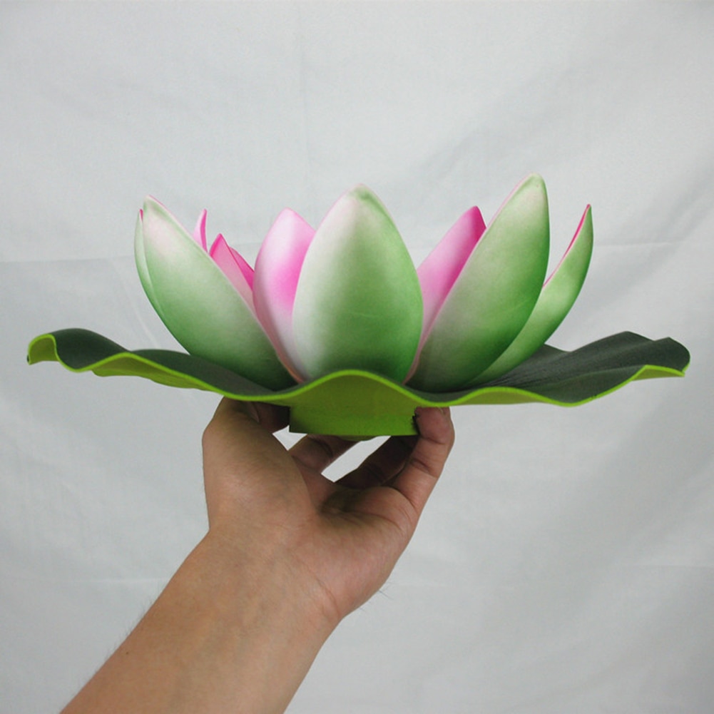 Solar Fake Lotus Flower Light Solar Fake Lotus Flower Light