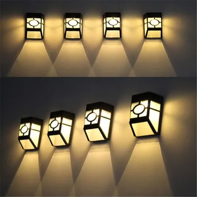 Solar Fence Light Wall-Mount Design Solar Fence Light Wall-Mount Design
