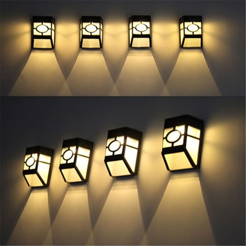 Solar Fence Light Wall-Mount Design Solar Fence Light Wall-Mount Design
