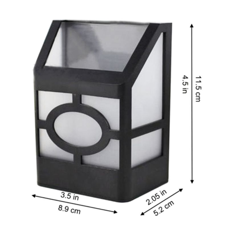 Solar Fence Light Wall-Mount Design Solar Fence Light Wall-Mount Design