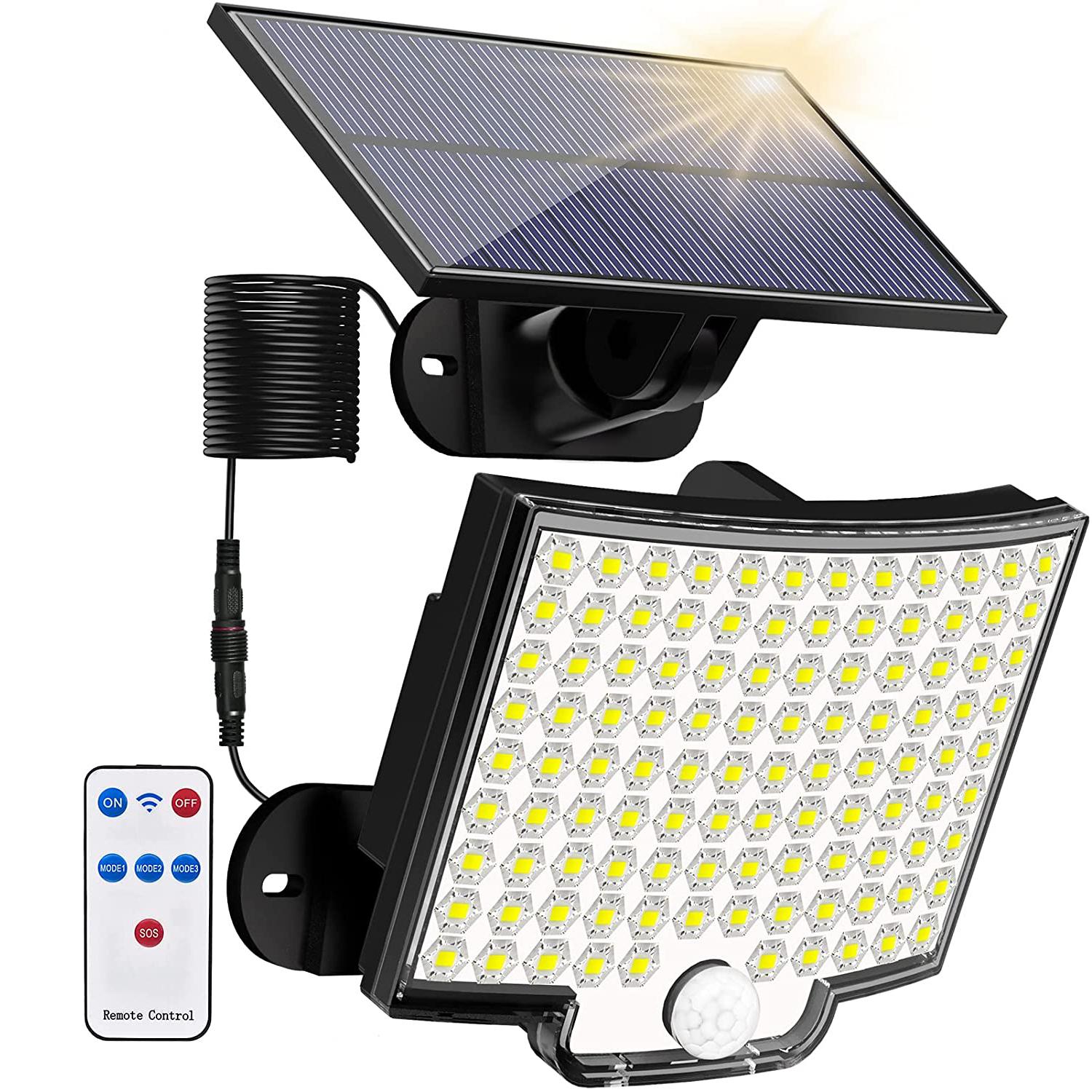 Solar Light Outdoor 106 LED Super Bright Motion Sensor Solar Strong Power LED Garden Wall Lamp IP65 Waterproof 4 Solar Light Outdoor 106 LED Super Bright Motion Sensor Solar Strong Power LED Garden Wall Lamp IP65 Waterproof 4