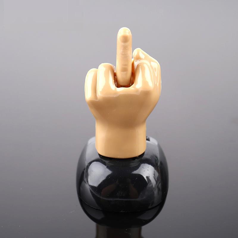 Solar Middle Finger Swing Doll Car Accessories Office Decoration Car Decor Car Ornament Solar Middle Finger Swing Doll Car Accessories Office Decoration Car Decor Car Ornament