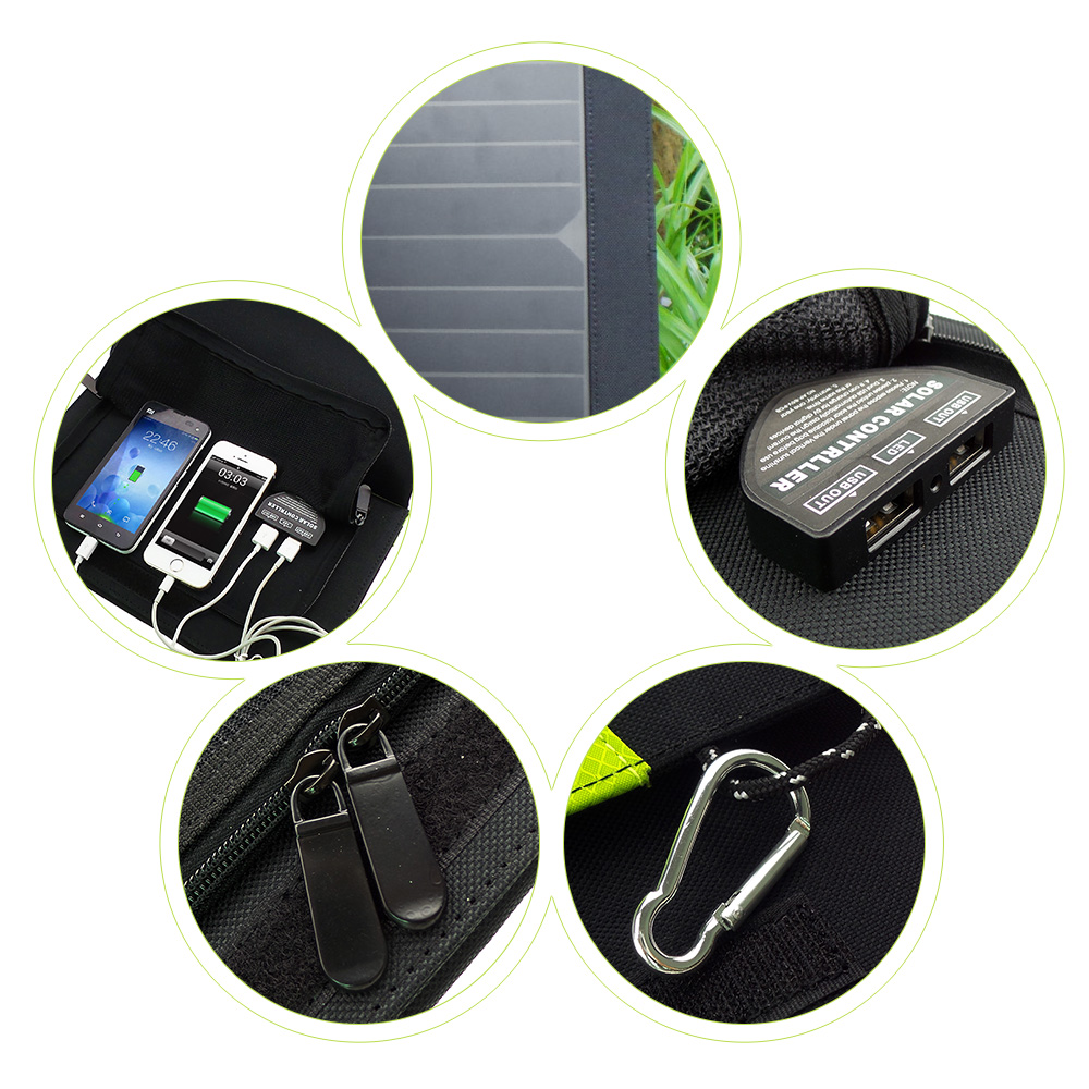 Solar Panels Hiking Power Bank Solar Panels Hiking Power Bank
