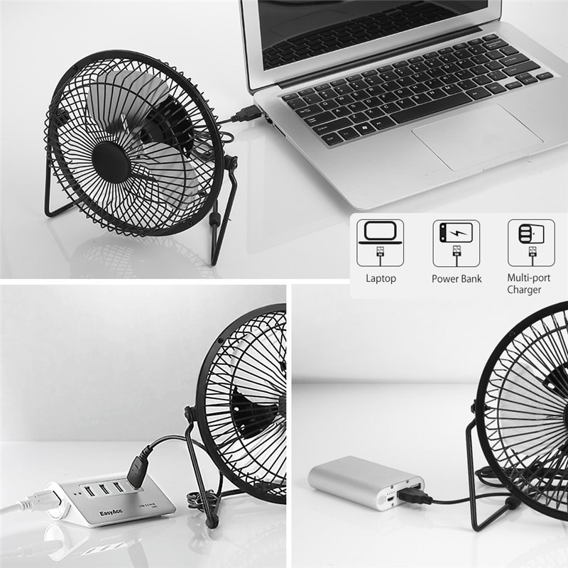 Solar Powered Fan Portable Cooling Ventilation