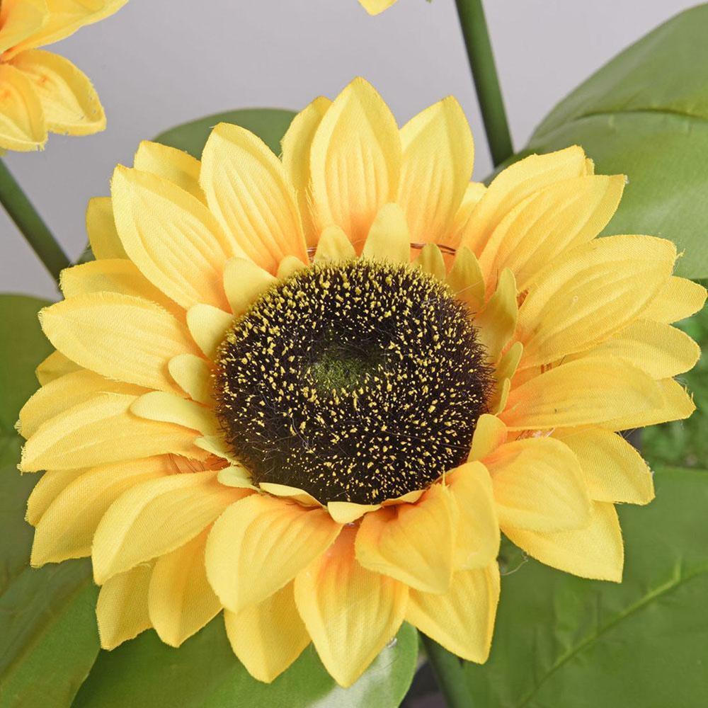 Solar Sunflower Light Outdoor Stake