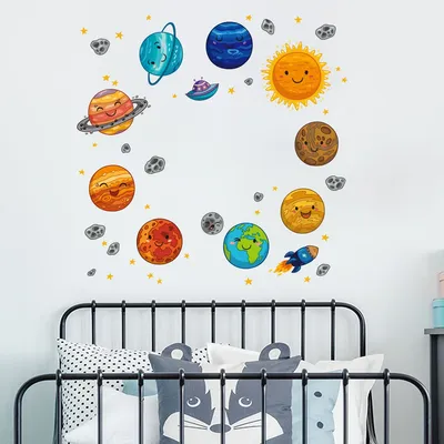 Solar System Stickers Wall Decor Solar System Stickers Wall Decor