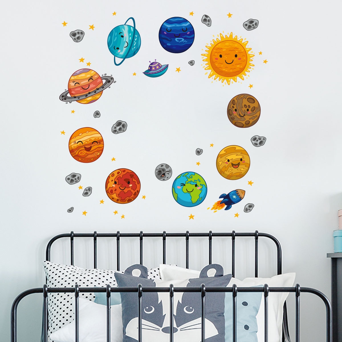 Solar System Stickers Wall Decor