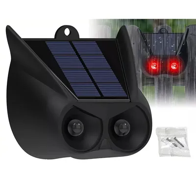 Solar Ultrasonic Bird Repellent New Animal Repellent Outdoor Pest Sensor Deterrent Deer Cat Dog Mouse Bird Repellent Solar Ultrasonic Bird Repellent New Animal Repellent Outdoor Pest Sensor Deterrent Deer Cat Dog Mouse Bird Repellent