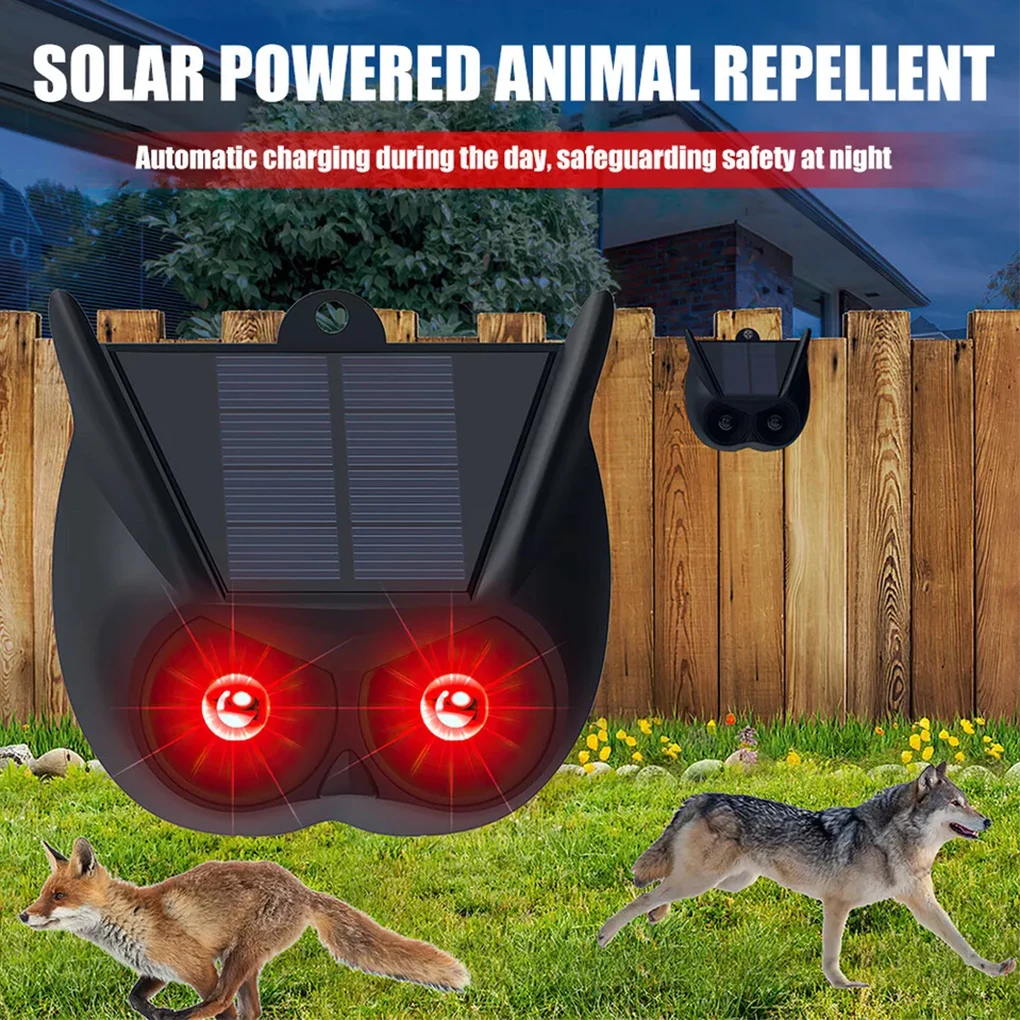 Solar Ultrasonic Bird Repellent New Animal Repellent Outdoor Pest Sensor Deterrent Deer Cat Dog Mouse Bird Repellent Solar Ultrasonic Bird Repellent New Animal Repellent Outdoor Pest Sensor Deterrent Deer Cat Dog Mouse Bird Repellent