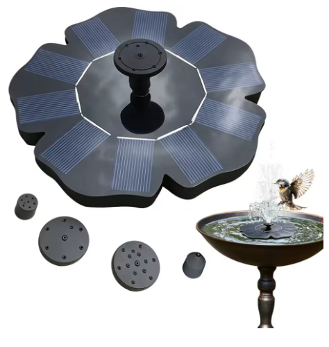 Solar Water Fountain Pond Decor