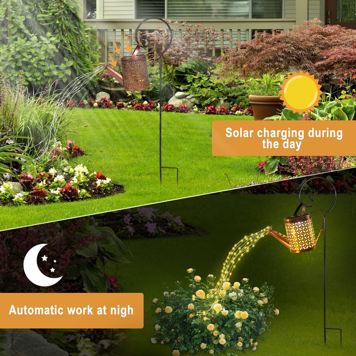 Solar Watering Can with Lights Outdoor Solar Garden Lights Garden Decor Solar Lights Waterproof Hanging Lantern for Solar Watering Can with Lights Outdoor Solar Garden Lights Garden Decor Solar Lights Waterproof Hanging Lantern for