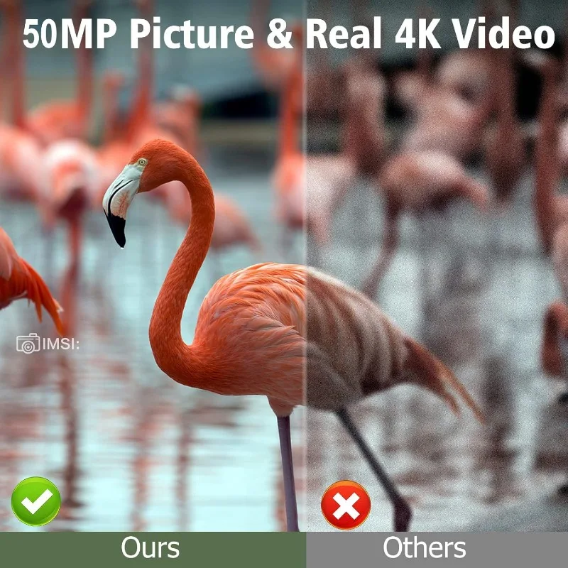 Solar Wildlife 50MP 4K Video Trail Camera Night Vision 0.3s Motion Activated Waterproof Garden Camera Outdoor Hunting Solar Wildlife 50MP 4K Video Trail Camera Night Vision 0.3s Motion Activated Waterproof Garden Camera Outdoor Hunting