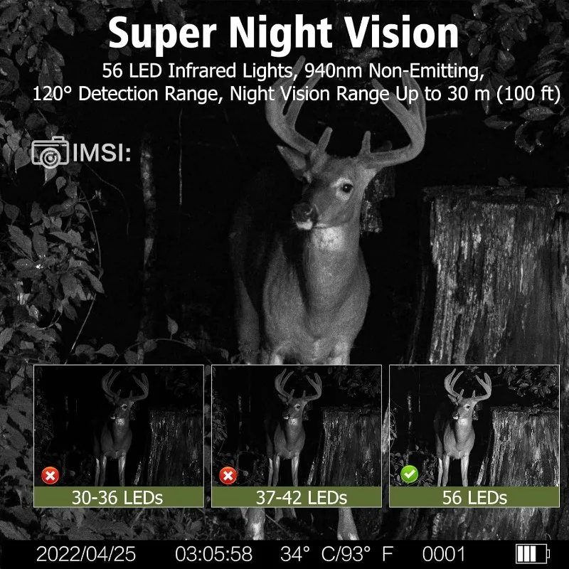 Solar Wildlife 50MP 4K Video Trail Camera Night Vision 0.3s Motion Activated Waterproof Garden Camera Outdoor Hunting Solar Wildlife 50MP 4K Video Trail Camera Night Vision 0.3s Motion Activated Waterproof Garden Camera Outdoor Hunting