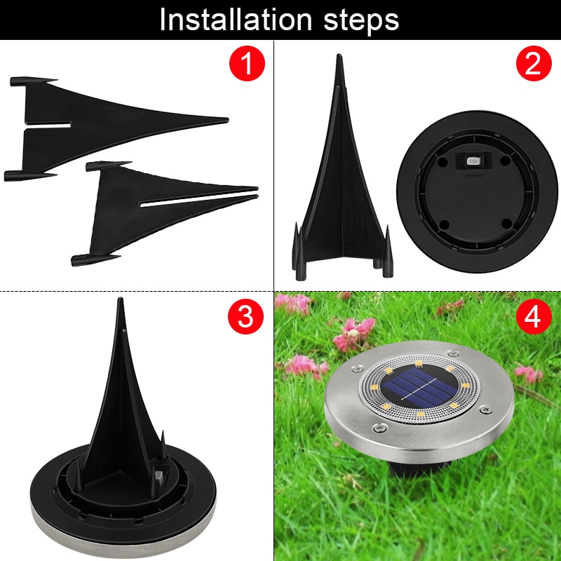 Solar Yard Lights Outdoor Lamp