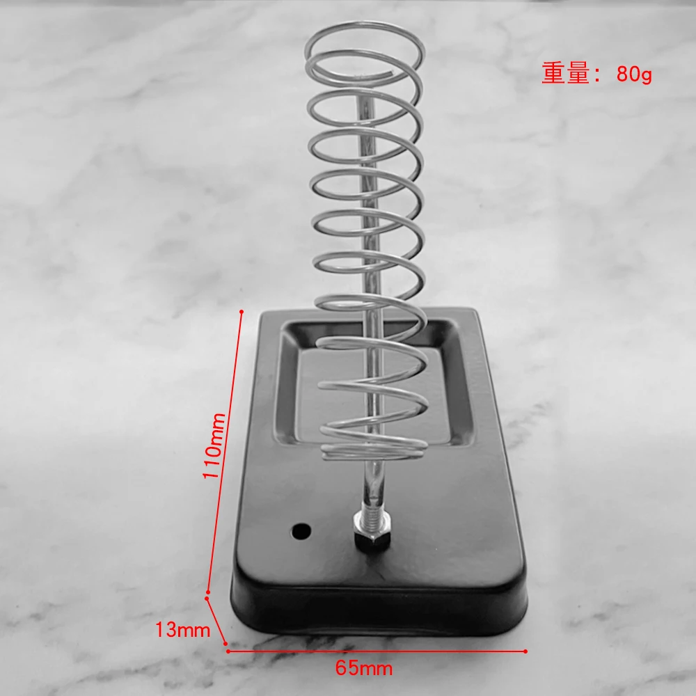 Soldering Iron Stand Portable Holder Soldering Tin Stand with Welding Cleaning Sponge Electric Soldering Iron