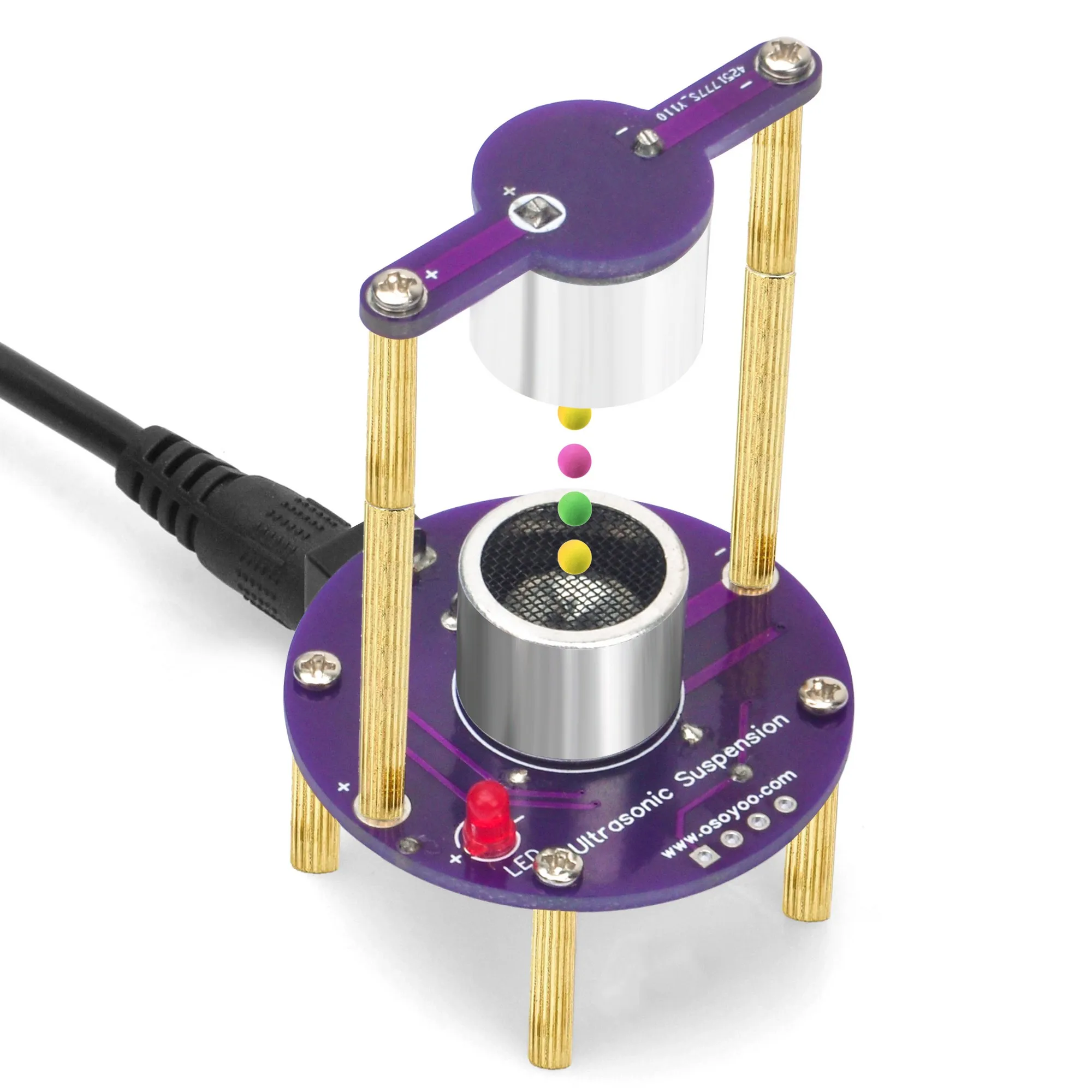 Soldering Practice kit To DIY Ultrasonic Levitation Project With USB Cable for Learning Solder Beginner Adults Soldering Practice kit To DIY Ultrasonic Levitation Project With USB Cable for Learning Solder Beginner Adults