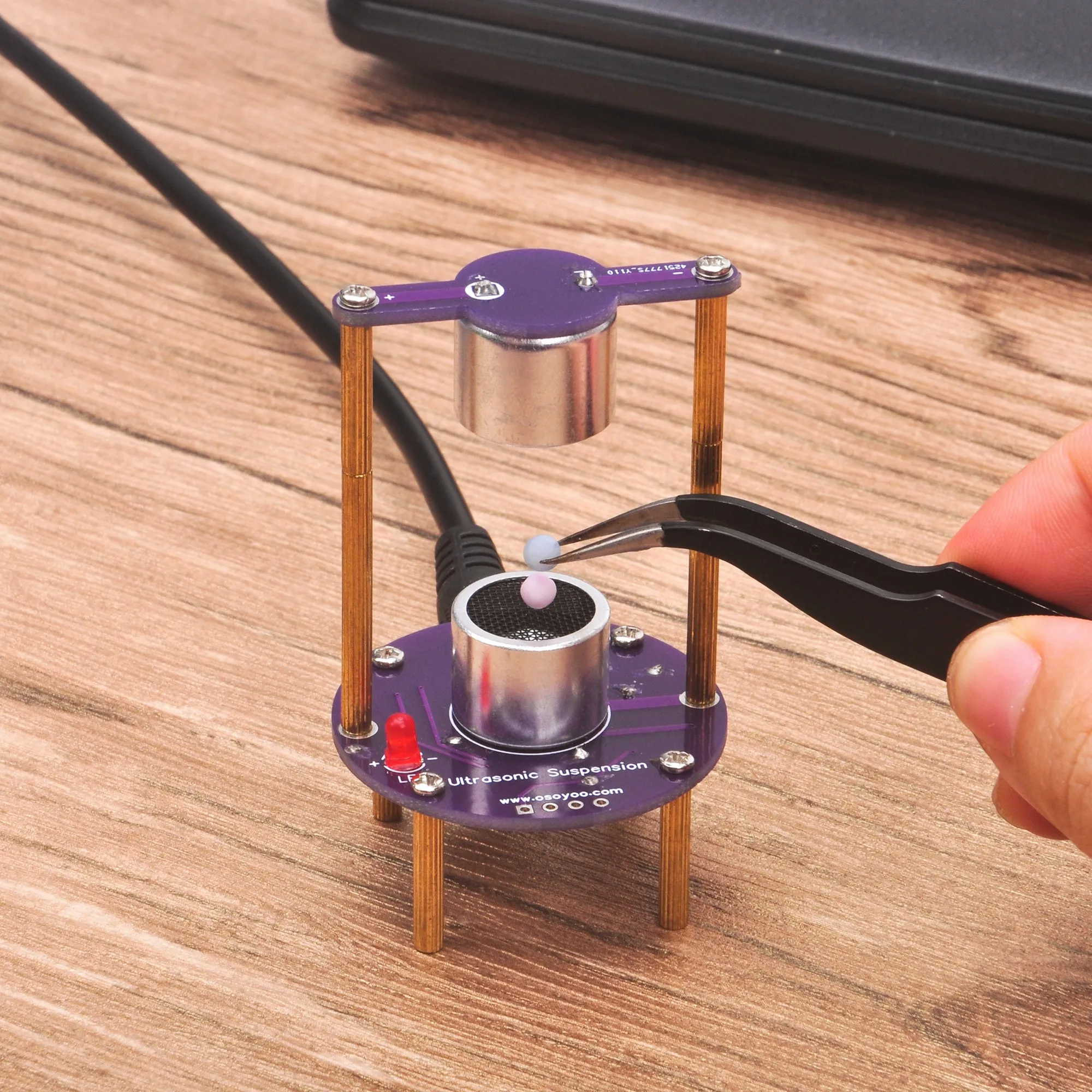 Soldering Practice kit To DIY Ultrasonic Levitation Project With USB Cable for Learning Solder Beginner Adults Soldering Practice kit To DIY Ultrasonic Levitation Project With USB Cable for Learning Solder Beginner Adults