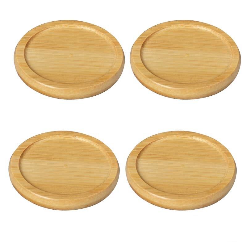 Solid Bamboo Coaster Set (4pcs) Solid Bamboo Coaster Set (4pcs)