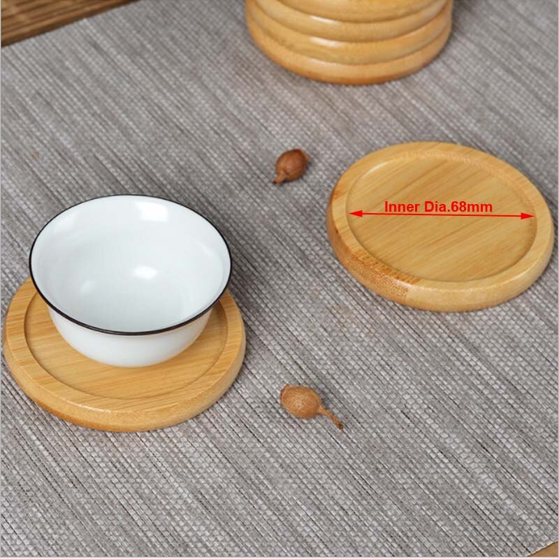 Solid Bamboo Coaster Set (4pcs) Solid Bamboo Coaster Set (4pcs)