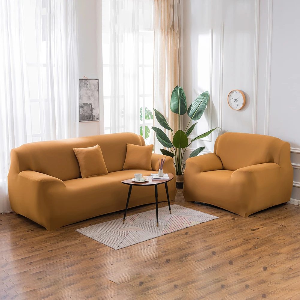 Solid Color Elastic Sofa Covers for Living Room Thicken Sectional Corner Slipcovers Couch Cover L Shape Need Buy 2PCS Solid Color Elastic Sofa Covers for Living Room Thicken Sectional Corner Slipcovers Couch Cover L Shape Need Buy 2PCS
