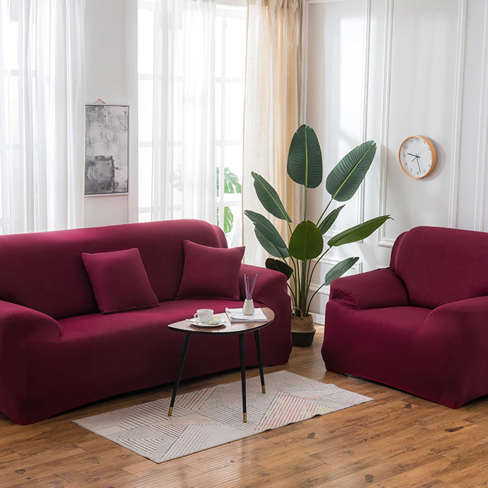 Solid Color Elastic Sofa Covers for Living Room Thicken Sectional Corner Slipcovers Couch Cover L Shape Need Buy 2PCS Solid Color Elastic Sofa Covers for Living Room Thicken Sectional Corner Slipcovers Couch Cover L Shape Need Buy 2PCS