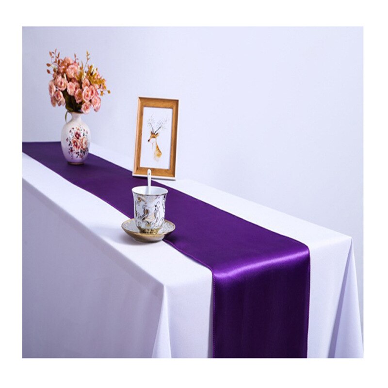 Solid Color Satin Table Runner Solid Color Satin Table Runner