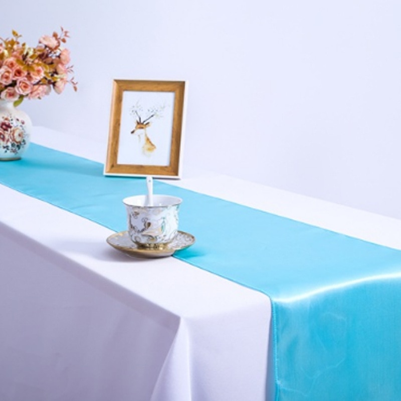 Solid Color Satin Table Runner Solid Color Satin Table Runner