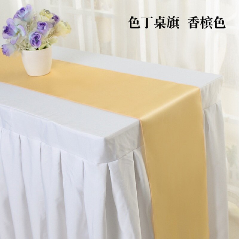 Solid Color Satin Table Runner Solid Color Satin Table Runner