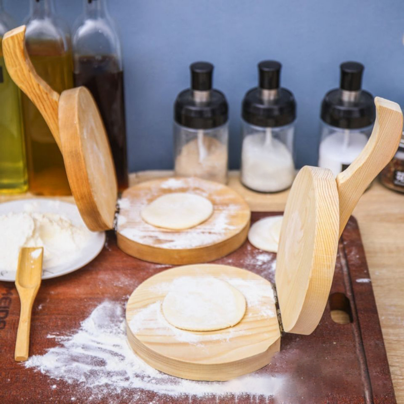 Solid Wood Dough Press Tool Quick Easy Dumpling Skin Presser Home Dumpling Wrapper Skin Making Mold Kitchen Pastry Solid Wood Dough Press Tool Quick Easy Dumpling Skin Presser Home Dumpling Wrapper Skin Making Mold Kitchen Pastry