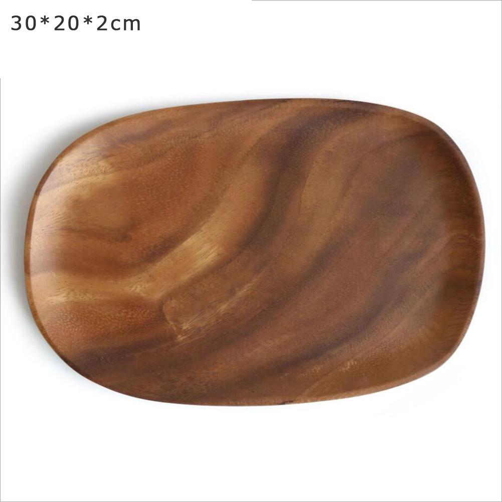Solid Wooden Serving Plate Solid Wooden Serving Plate