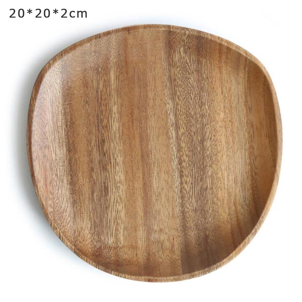 Solid Wooden Serving Plate Solid Wooden Serving Plate