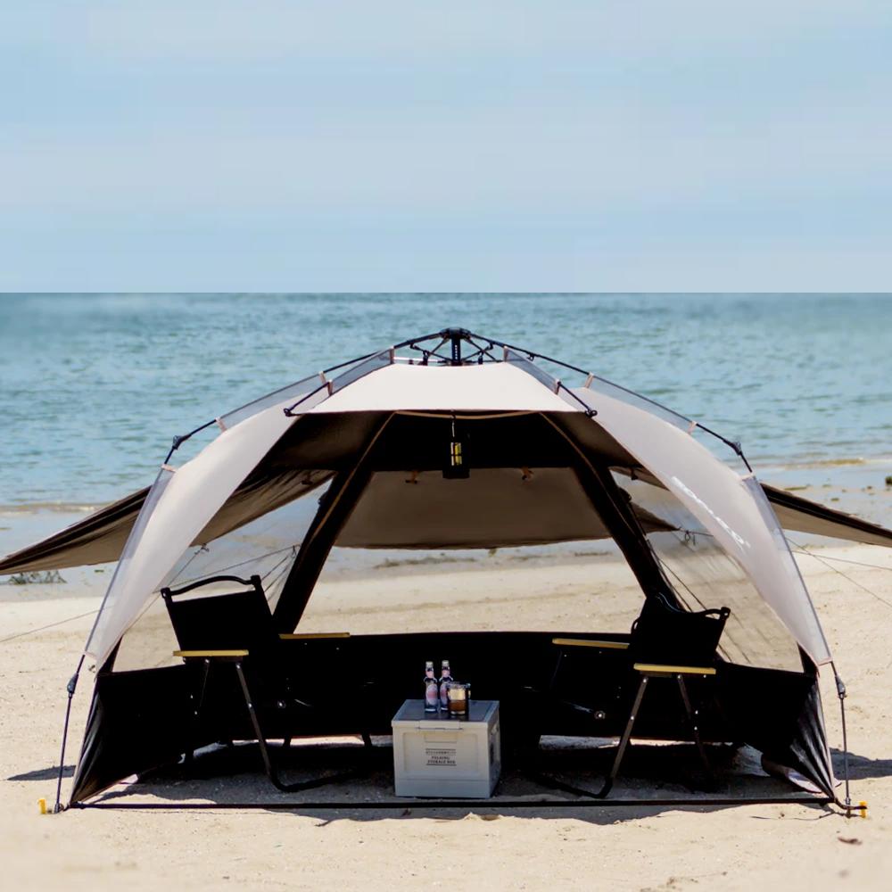 Sonuto Outdoor 3-4P One-Touch Camping Tent Quick Automatic Opening Beach Fishing Tent Family Travel Picnic Park Anti-UV Sonuto Outdoor 3-4P One-Touch Camping Tent Quick Automatic Opening Beach Fishing Tent Family Travel Picnic Park Anti-UV