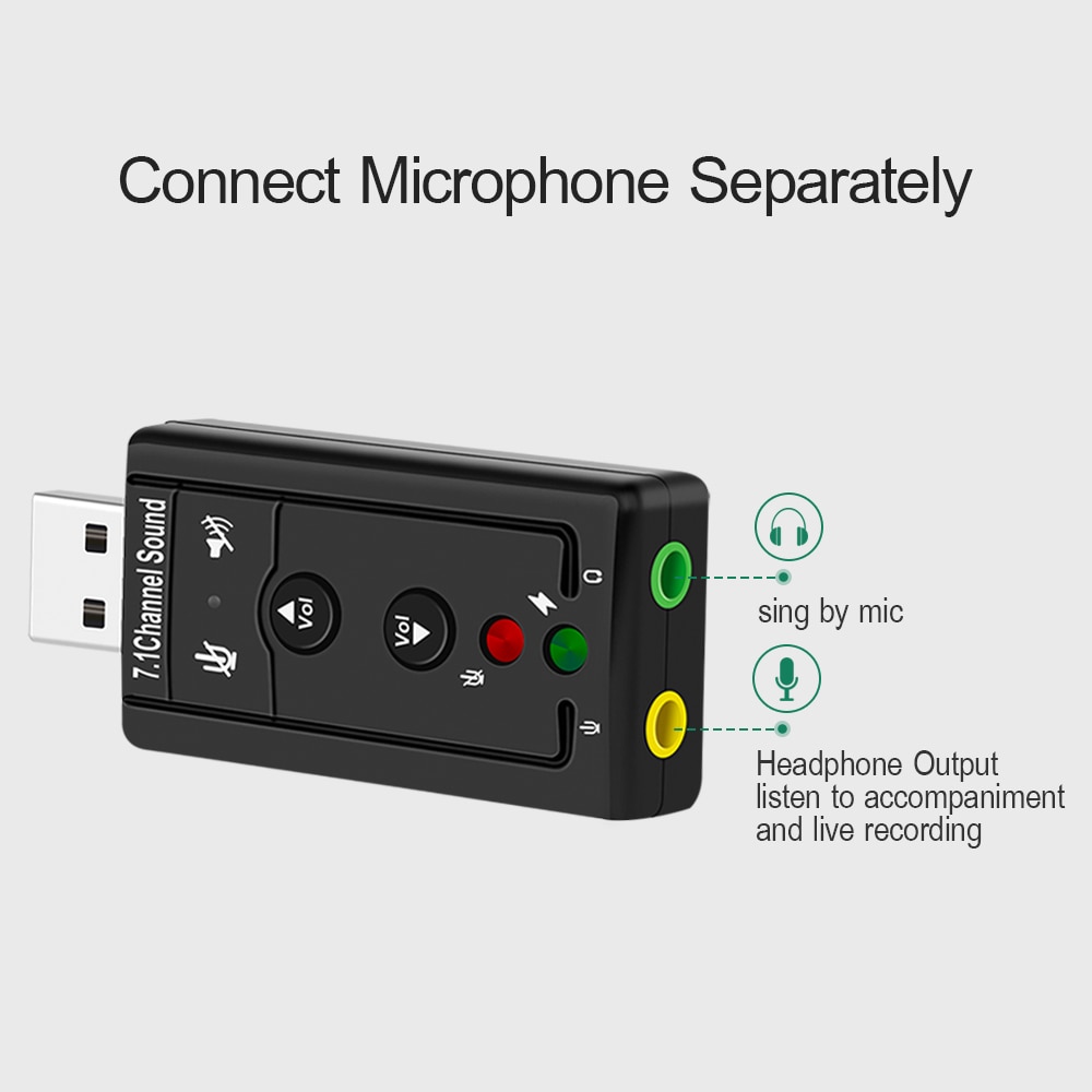 Sound Card USB Adapter Sound Card USB Adapter
