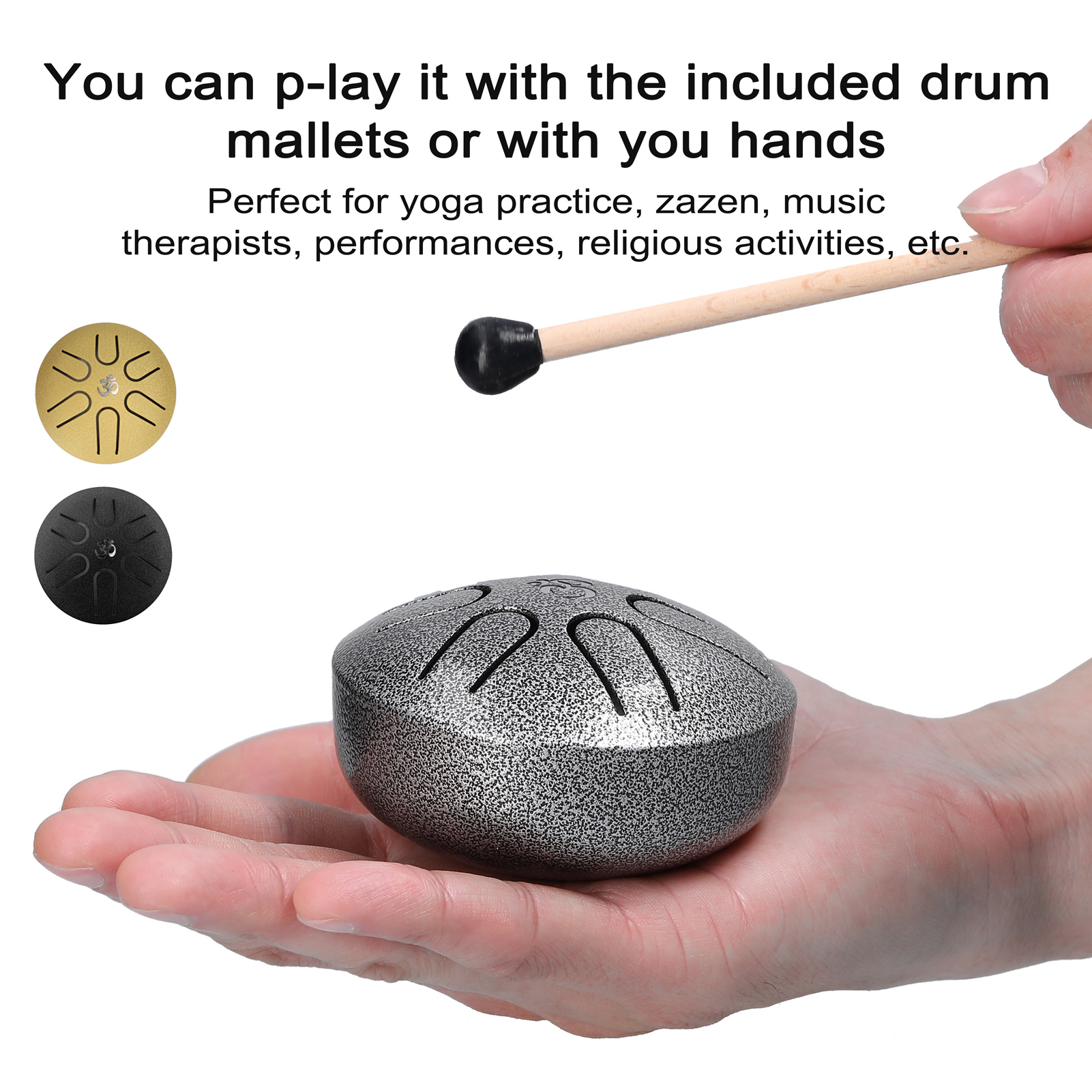 Sound Therapy Mini Steel Tongue Drum Sound Therapy Mini Steel Tongue Drum