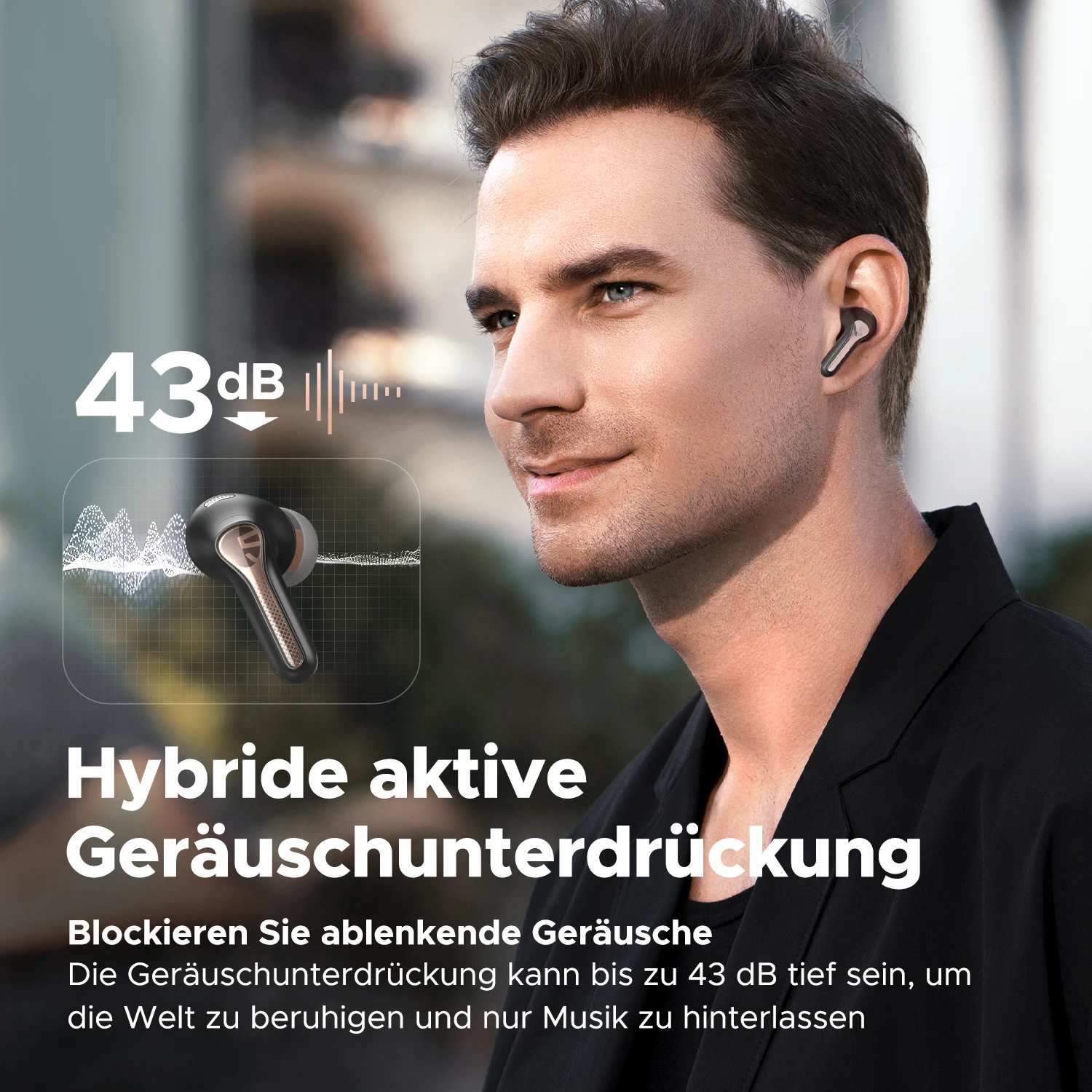 SoundPEATS Capsule 3 Pro Bluetooth 5.3 Earphone TWS True Wireless Earbuds 43dB Hybrid ANC Hi-Res Certified with LDAC SoundPEATS Capsule 3 Pro Bluetooth 5.3 Earphone TWS True Wireless Earbuds 43dB Hybrid ANC Hi-Res Certified with LDAC