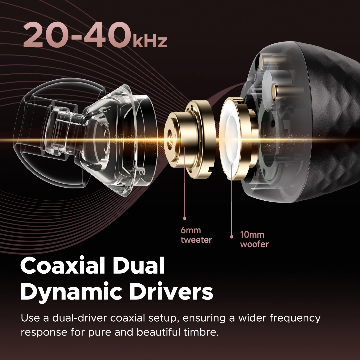 SoundPEATS Engine4 Hi-Res Bluetooth 5.3 Wireless Earbuds with LDAC, Coaxial Dual Dynamic Drivers for Stereo Sound SoundPEATS Engine4 Hi-Res Bluetooth 5.3 Wireless Earbuds with LDAC, Coaxial Dual Dynamic Drivers for Stereo Sound