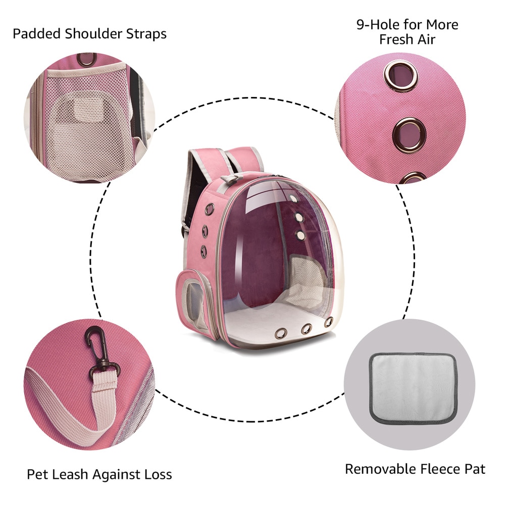 Space Capsule Design Cat Travel Bag