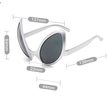 Space Costume Accessory Alien Glasses Space Costume Accessory Alien Glasses