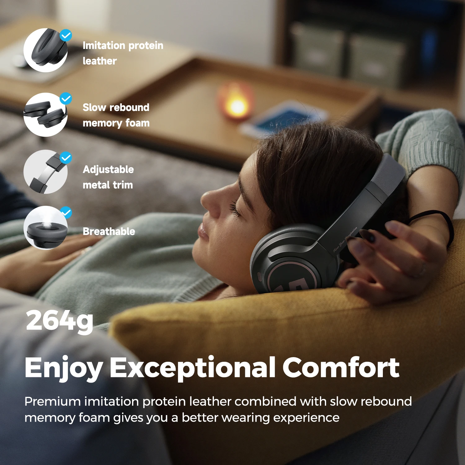 Space Headphones Bluetooth 5.3 Hybrid Active Noise Cancelling Wireless Headphone,123H Play,Mic,Multipoint Connection Space Headphones Bluetooth 5.3 Hybrid Active Noise Cancelling Wireless Headphone,123H Play,Mic,Multipoint Connection