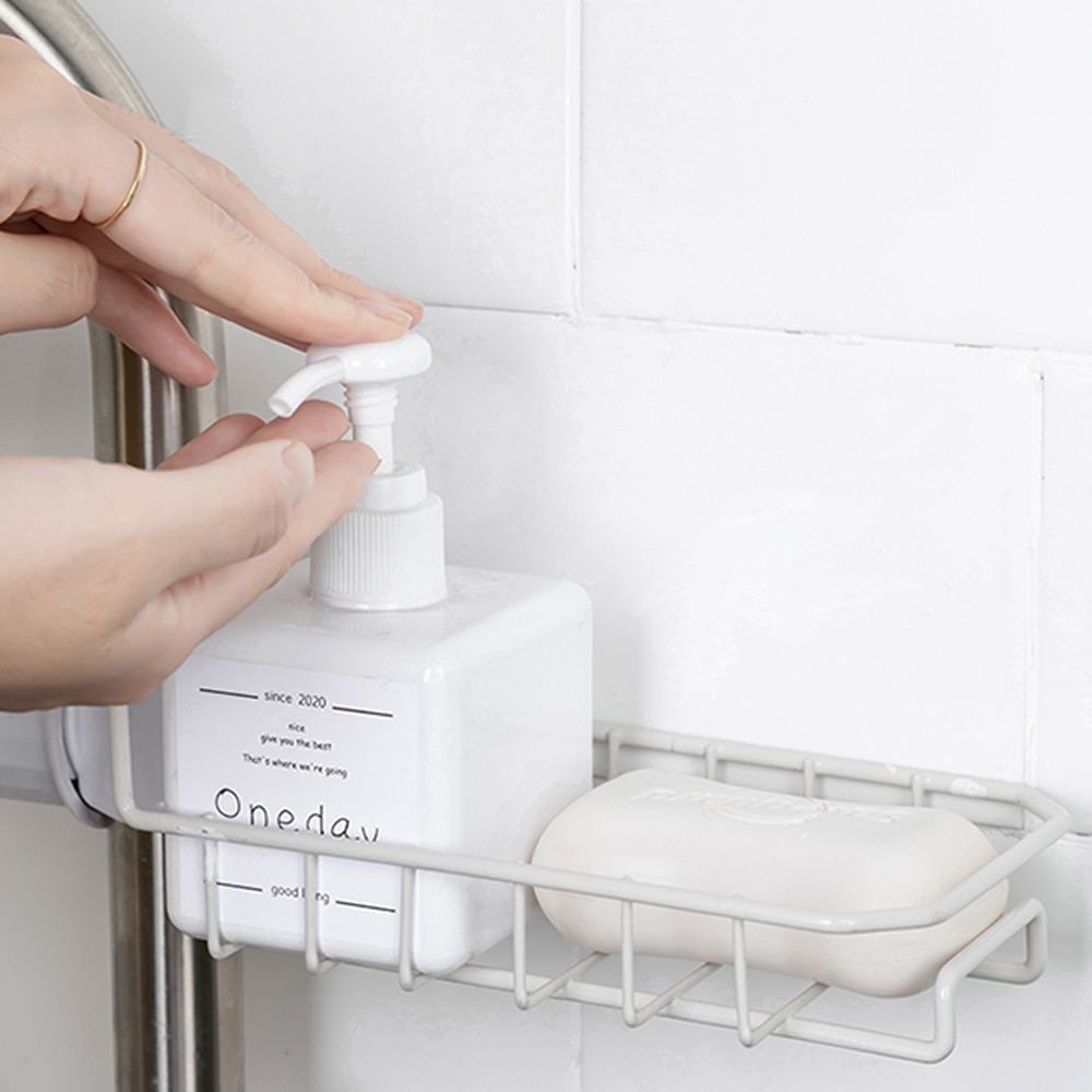 Space Saving Stainless Steel Sponge Holder Space Saving Stainless Steel Sponge Holder