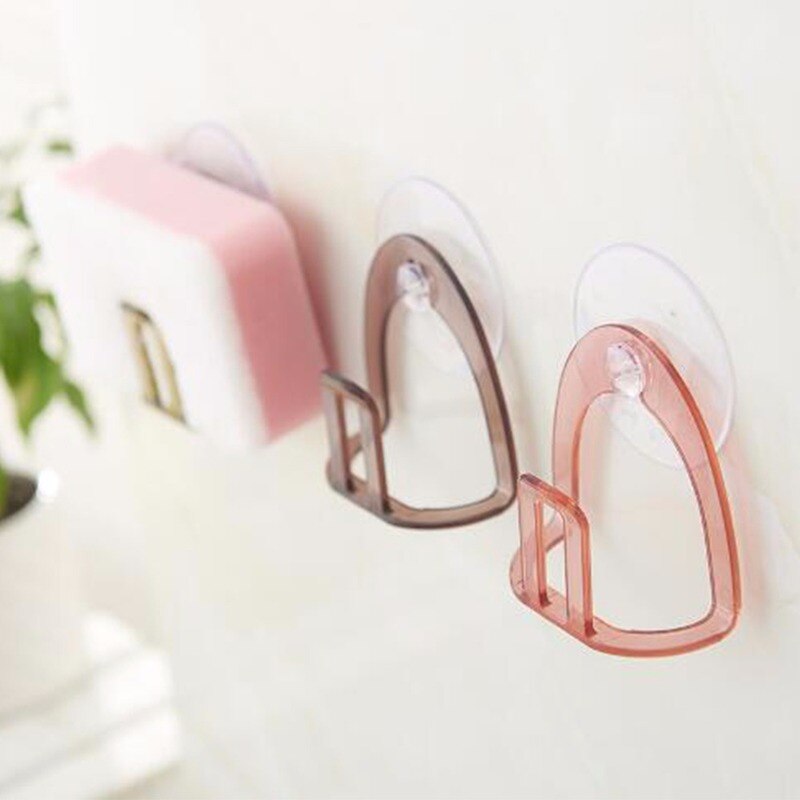Space Saving Suction Sponge Holder Space Saving Suction Sponge Holder