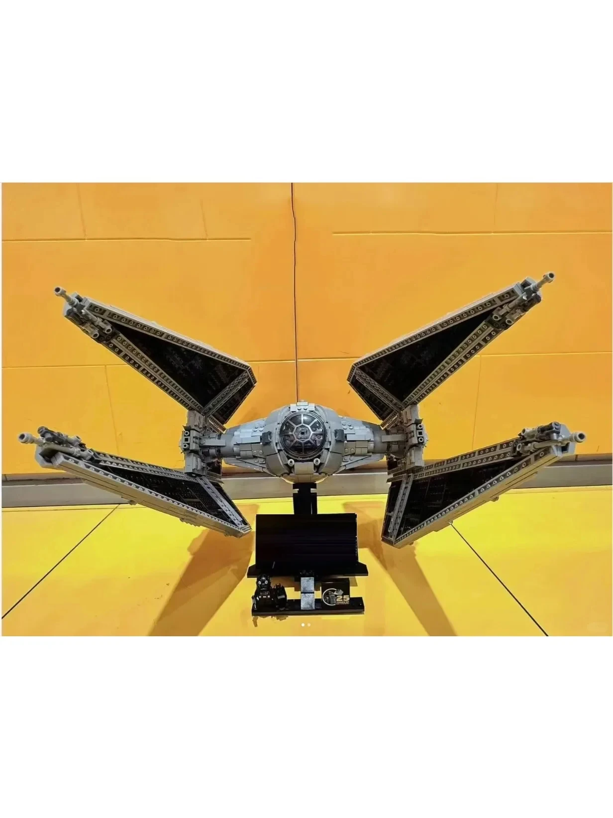 Spaceship MOC TIE Interceptors Building Blocks Modified from Imperial Fighters Model 75382 Assembly Bricks Toys Gift Spaceship MOC TIE Interceptors Building Blocks Modified from Imperial Fighters Model 75382 Assembly Bricks Toys Gift