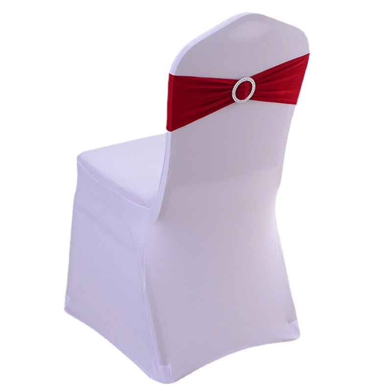 Spandex Solid Color Chair Sash (10/50 pcs)