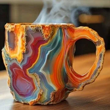 Sparkling Mineral Crystal Coffee Mug – Unique Novelty Drinkware with Elegant Style Sparkling Mineral Crystal Coffee Mug – Unique Novelty Drinkware with Elegant Style