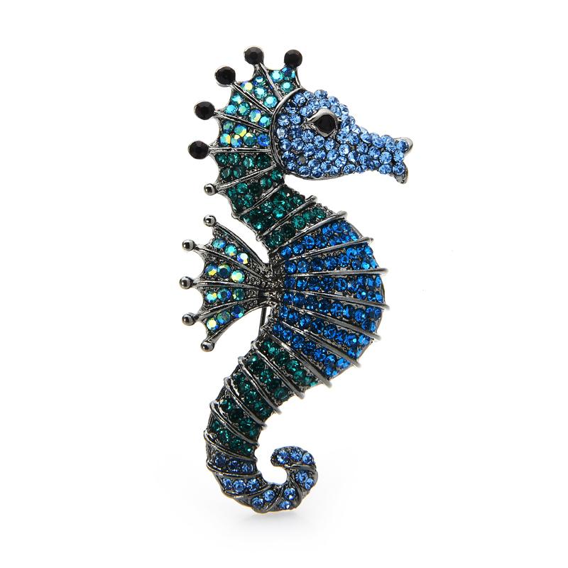 Sparkling Rhinestone Seahorse Brooch Sparkling Rhinestone Seahorse Brooch