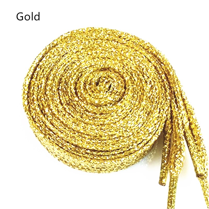Sparkly Polyester Flat Glitter Shoelaces Sparkly Polyester Flat Glitter Shoelaces