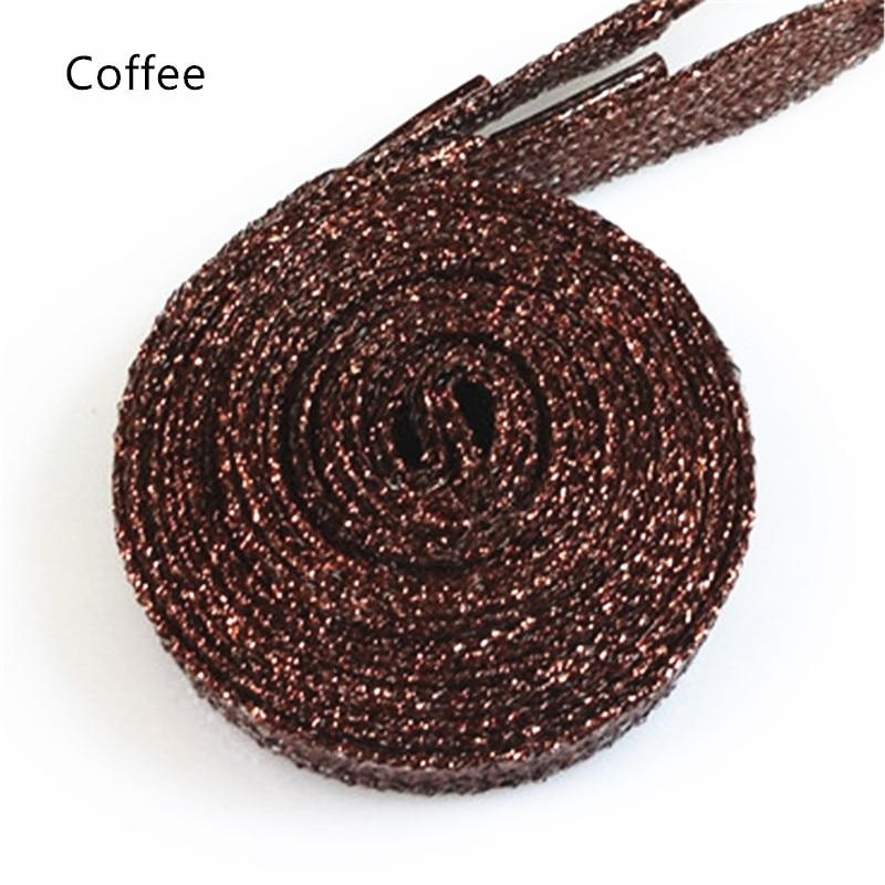 Sparkly Polyester Flat Glitter Shoelaces Sparkly Polyester Flat Glitter Shoelaces